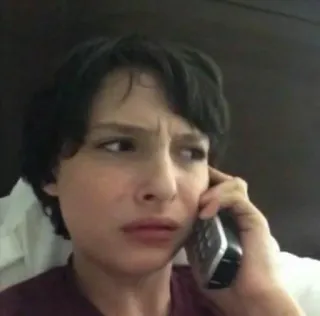 π€ b640f7b2 person, phone, expression, concerned, talking telegram sticker