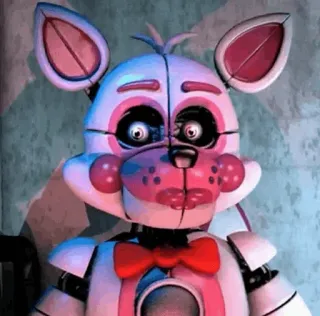 ⛓ 7a780208 Funtime Foxy Five Nights at Freddy's animatronic, video game, horror, fnaf, fox whatsapp sticker