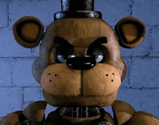 ⛓ be1f0397 Freddy Fazbear Five Nights at Freddy's video game, animatronic, horror, bear whatsapp sticker