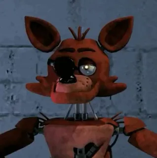 ⛓ f15a539f Foxy Five Nights at Freddy's animatronic, fox, pirate, horror game whatsapp sticker