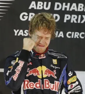 🥺 a21fe202 Formule 1, Racen, Coureur, Viering, Overwinning, Kampioen telegram sticker