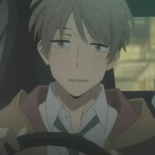 💸 4083fedc Anime, Ragazzo, Guidare, Ritratto telegram sticker