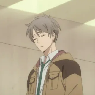 💸 62f714e8 Anime, Manga, Personaggio, Ragazzo, Triste, Opera d'arte telegram sticker