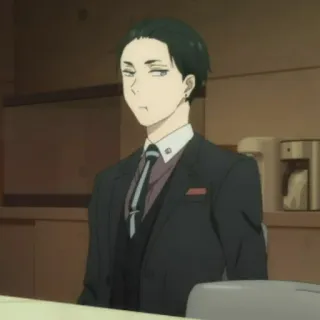 💸 a97a3934 Anime, Spy x Family, Uomo, Serio, Completo, Personaggio telegram sticker