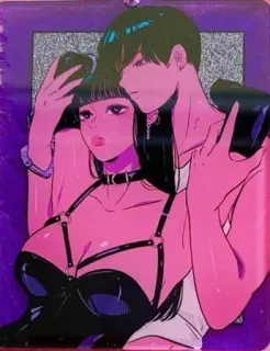 🍭 5dce578f 插画, 卡通, 情侣, 女人, 男人, 艺术, 角色 telegram sticker