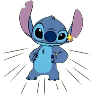 😏 a96124f9 Stitch Lilo & Stitch Alien, Lindo, Disney, Dibujos animados, Stitch whatsapp sticker