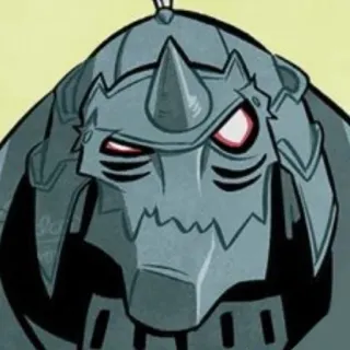 🧐 6bcddb44 盔甲, 头盔, 卡通, 插画 telegram sticker