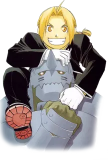 😏 4d5ddb8d Edward Elric Fullmetal Alchemist Anime, Manga, Fullmetal Alchemist, Edward Elric, Alphonse Elric, Charakter telegram sticker