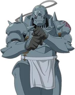 😏 8a3adba7 Alphonse Elric Fullmetal Alchemist Anime, Rüstung, Metall, Alchemist, Fullmetal, Kampf, Charakter, Fantasy telegram sticker