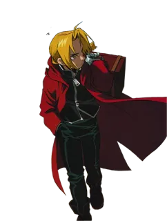 😏 ea03d401 Edward Elric Fullmetal Alchemist Anime, Manga, Fullmetal Alchemist, Edward Elric, Alchemie, Cartoon, Japanische Animation telegram sticker