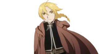 😏 fd9a2379 Edward Elric Fullmetal Alchemist Anime, Charakter, Elric, Manga, Fullmetal Alchemist, Animation telegram sticker