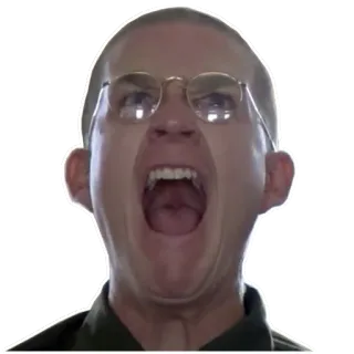 🙀 cbc5fba5 Full Metal Jacket злой, кричащий, фильм, солдат, военный whatsapp sticker