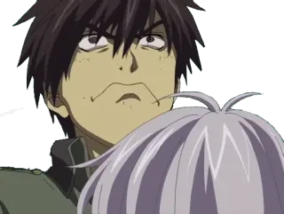 😤 d2a44576 Anime, Enojado, Militar, Personaje, Agresión telegram sticker