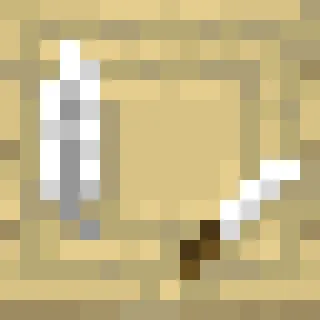 🏹 41d31925 Minecraft, Objet, Canne à pêche, Jeu, Pixel art telegram sticker