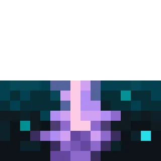 💎 4584eedd jeu vidéo, minecraft, violet, bloc, luminescent telegram sticker