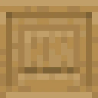 📚 4abcaf9d Pixel art, Bois, Panneau, Minecraft, Jeu telegram sticker