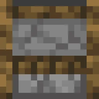 🍙 6880ae7d minecraft, gris, pixel, bloc, jeu telegram sticker