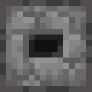 🍙 700591f7 minecraft, bloc, gris, pixelisé, pierre telegram sticker