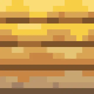 🍯 7b3ecdac minecraft, bois, bloc, texture, matériau, jeu telegram sticker