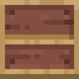 🧵 8e302673 minecraft, bois, bloc, carré, coffre telegram sticker