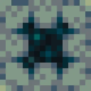 🟦 a58389f4 Warden Minecraft jeu, monstre, effrayant, gardien, minecraft telegram sticker