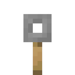 🗿 ca236b64 minecraft, marteau, pixelisé, blocs telegram sticker