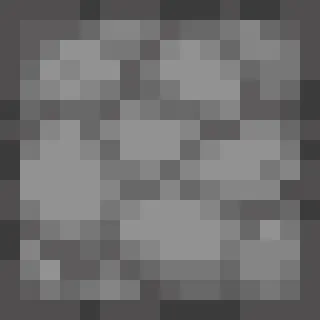 🍙 d00f22b1 minecraft, bloc, pierre, gris, pixelisé, jeu telegram sticker