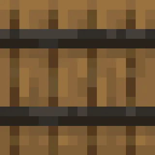 🛢 f40ec9a9 tonneau, bois, minecraft, texture, pixels telegram sticker
