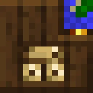 🗾 fbda707d Pixel art, Bureau, Minecraft, Globe, Marron, Meuble telegram sticker