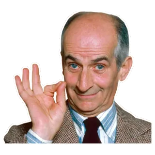 👌 41fe4b7d mężczyzna, twarz, ok, gest, okay telegram sticker