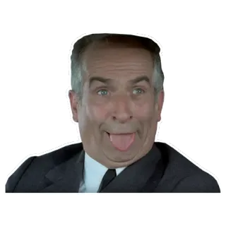 👅 66282797 mężczyzna, twarz, głupi, język telegram sticker