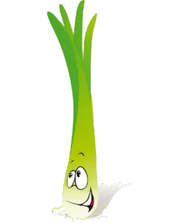 😃 664a0bc0 porro, verdura, cartone animato, cibo, pianta, cipolla telegram sticker