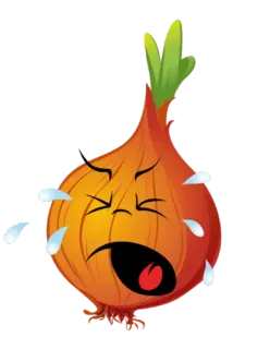 😢 b4f5b9cc cipolla, piangere, verdura, cibo, cartone animato, emoji telegram sticker