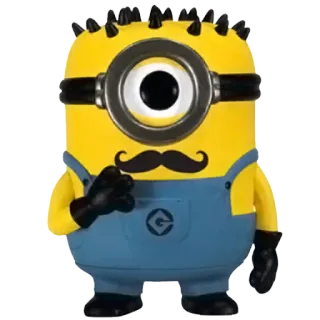 😐 1fd03814 Minion kreskówka, śmieszne, żółty, Minionki, postać telegram sticker