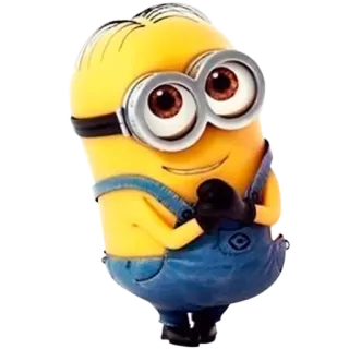 💗 c2a1c402 Minion Kreskówka, Postać, Śmieszne, Żółty, Minionki telegram sticker