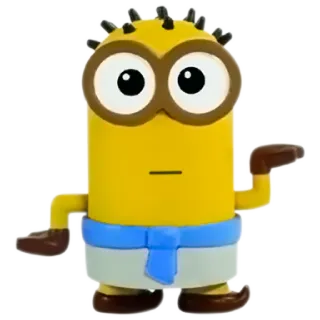 💃 d2077211 Minion kreskówka, żółty, film, postać telegram sticker