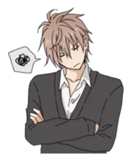 😑 eef396c3 动漫, 角色, 贴纸, 困倦, 卡通, 漫画 telegram sticker