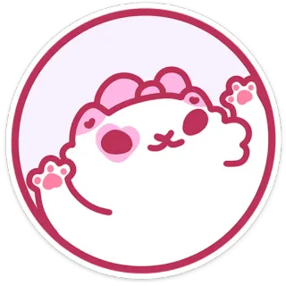 💃 99bba6f8 gatto, carino, kawaii, animale, adesivo, cartone animato telegram sticker