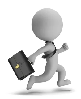 🏃‍♂️ 22bda402 manusia lidi, pengusaha, berlari, tas kerja, terburu-buru, tenggat waktu telegram sticker