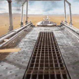 😧 165a1012 deserto, metallo, trasporti, futuristico, fantascienza telegram sticker
