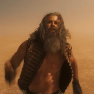 🏃‍♂️ 4ba85c54 deserto, post-apocalittico, uomo, munizioni, guerriero, arma, sopravvivenza telegram sticker