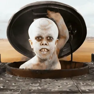 😟 9f33eae1 Nux Mad Max: Fury Road Mad Max, Fury Road, Nux, War Boy, Post-apocalittico, Azione, Distopico telegram sticker