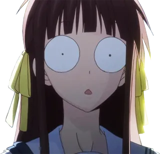 🤯 3e01d61a Tohru Honda Fruits Basket Anime, Sorprendido/a, Impactado/a, Tohru Honda, Fruits Basket whatsapp sticker