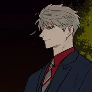 🕸 2981cb57 アニメ, キャラクター, 男, スーツ telegram sticker