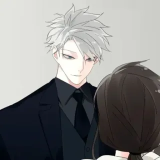 🕸 4cc3a01a アニメ, マンガ, 男性, スーツ, アート, キャラクター telegram sticker