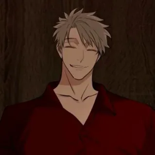 🕸 b9287f38 男, アニメ, 笑顔, 漫画 telegram sticker