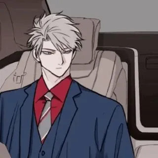 🕸 f9ae5b8d アニメ, マンガ, スーツ, キャラクター, 男, イケメン telegram sticker