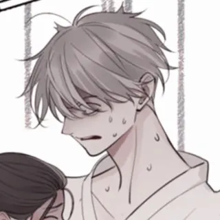 🍶 12b429d0 애니메이션, 캐릭터, 일러스트, 디지털 아트, 땀 telegram sticker