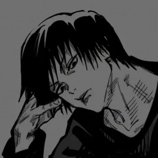 🗞 01050f7a Toji Fushiguro Jujutsu Kaisen 动漫, 漫画, 咒术回战, 伏黑甚尔, 角色 telegram sticker