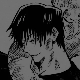 🗞 b8784db1 Toji Fushiguro Jujutsu Kaisen 动漫, 漫画, 格斗, 咒术回战, 伏黑甚尔 telegram sticker